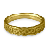 Medium Borderless Infinity Wedding Ring in 18K Yellow Gold
