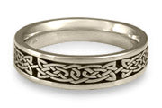Narrow Galway Bay Wedding Ring in Palladium