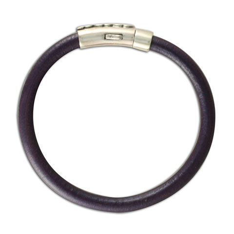 Heart Chain 5mm Leather Bracelet