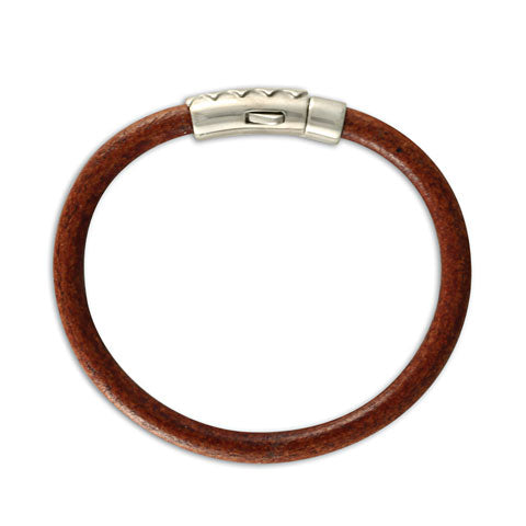 Zig Zag 5mm Leather Bracelet