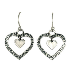 Taliesan Heart with Heart Earrings