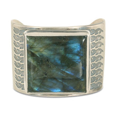 One-of-a-Kind Labradorite Terra Cuff