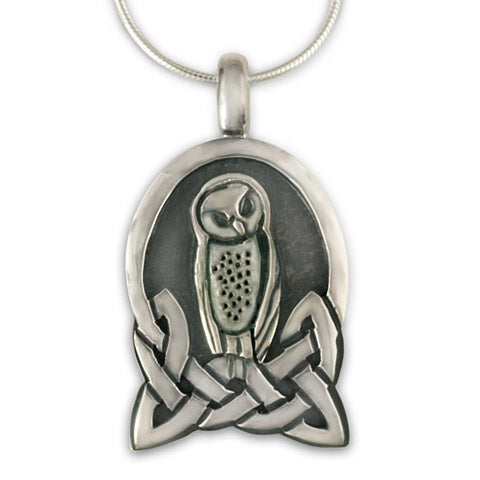 Celtic Owl Pendant