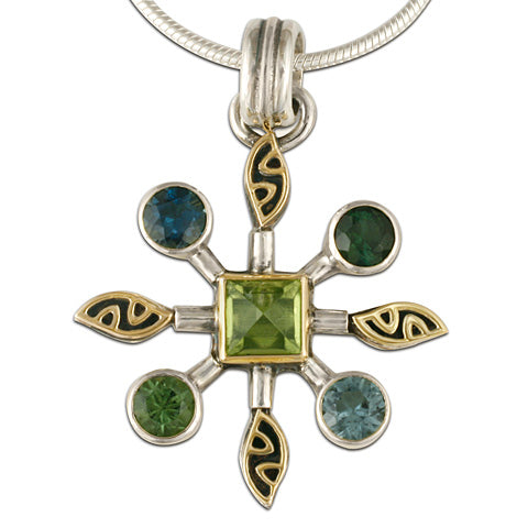 Spring- Peridot, Blue Topaz, Tourmaline