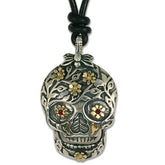 Flora Skull Pendant
