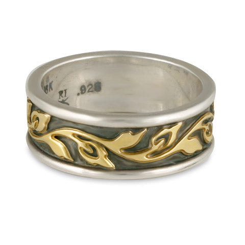 Flores Narrow Bordered Ring