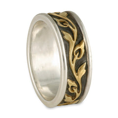 Flores Narrow Bordered Ring