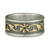 Persephone Bordered Ring Gold over Silver (SGS)