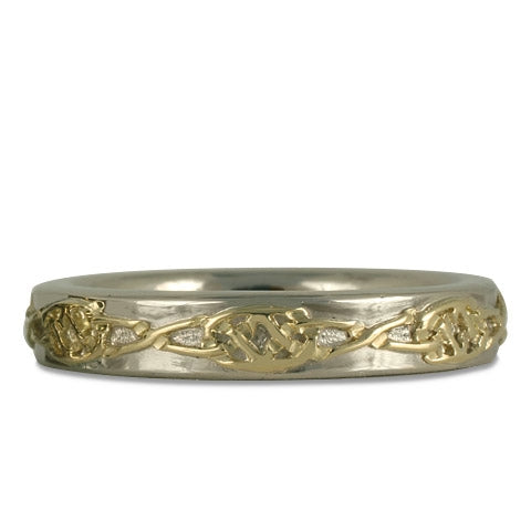 18K Yellow Gold over 14K White Gold