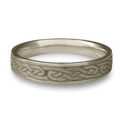 Narrow Infinity Wedding Ring in 14K White Gold