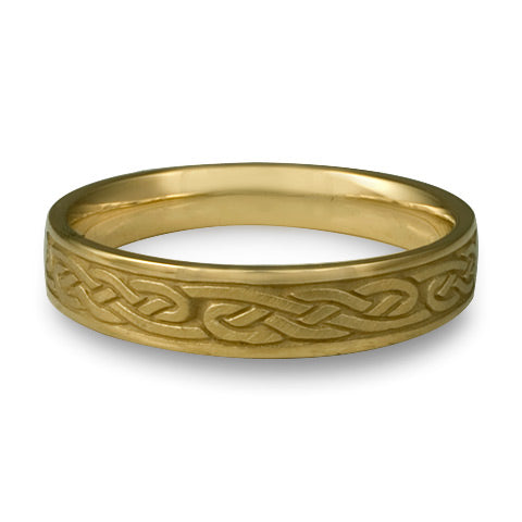 Narrow Infinity Wedding Ring in 18K Yellow Gold