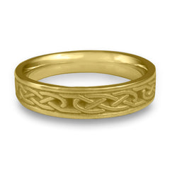 Extra Narrow Love Knot Wedding Ring in 18K Yellow Gold