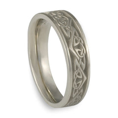 Narrow Monarch Wedding Ring in Platinum