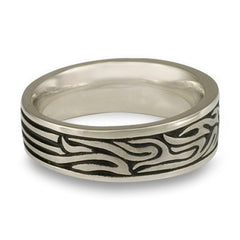 The Guardian Wedding Ring in 14K White Gold