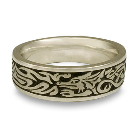 The Guardian Wedding Ring in 18K White Gold