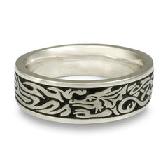 The Guardian Wedding Ring in Platinum