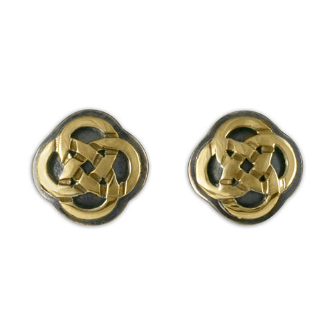 Sita Stud Earrings Gold over Silver