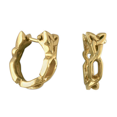 Trinity Cuff Gold Earrings
