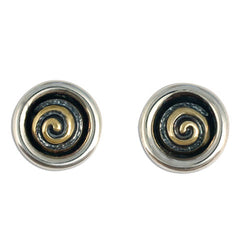 Spiral Eclipse  Earrings