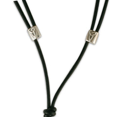 Adjustable Leather Cord with Sliders