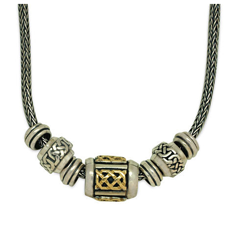 One-of-a-Kind Tripoli Bead Necklace