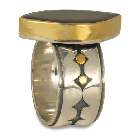 One-of-a-Kind Ravena Ammolite Ring
