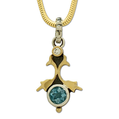 One-of-a-Kind Persephone Aquamarine Pendant