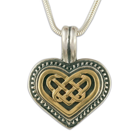 Heart Pendant (14K Gold Over Silver)