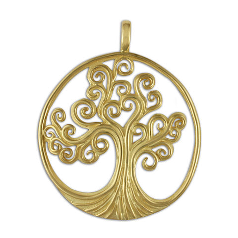 Tree of Life Gold Pendant 14KY
