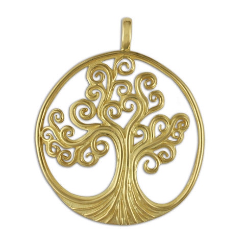 Tree of Life Gold Pendant 18KY