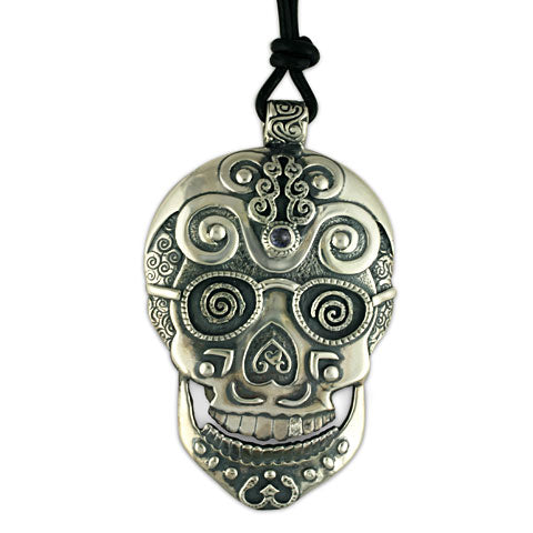 Timothy Silver Skull Pendant