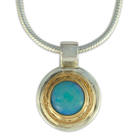 Dione Pendant with Opal