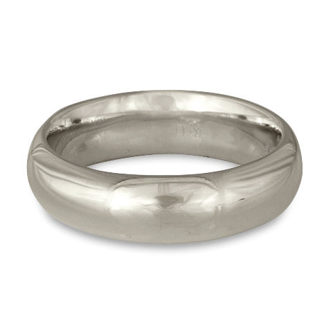 Classic Comfort Fit Wedding Ring Platinum, 6mm
