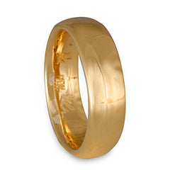 Classic Comfort Fit Wedding Ring, 14K Yellow Gold 8mm Wide by 2mm Thick