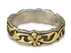 Persephone Borderless Ring Gold over Silver