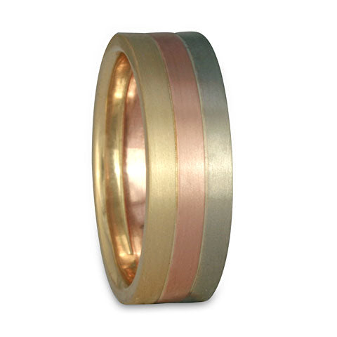 Trae Three Color Gold Ring