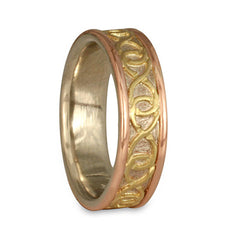 Twinning Infinity Ring 14K/18K Tri-color Gold 6.3mm