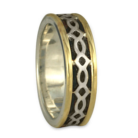 Felicity (WB) Wedding Ring in Gold over Silver (GSG)