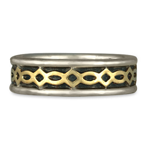 Felicity (WB) Wedding Ring in Gold over Silver (SGS)