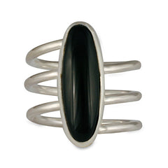 Stilleto Ring with Black Onyx